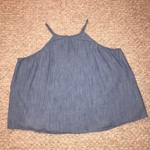 Old Navy Chambray Halter Top
